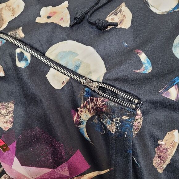 NIKE dri-fit standard issue crystals pullover boxy hoodie L - Picture 7 of 11